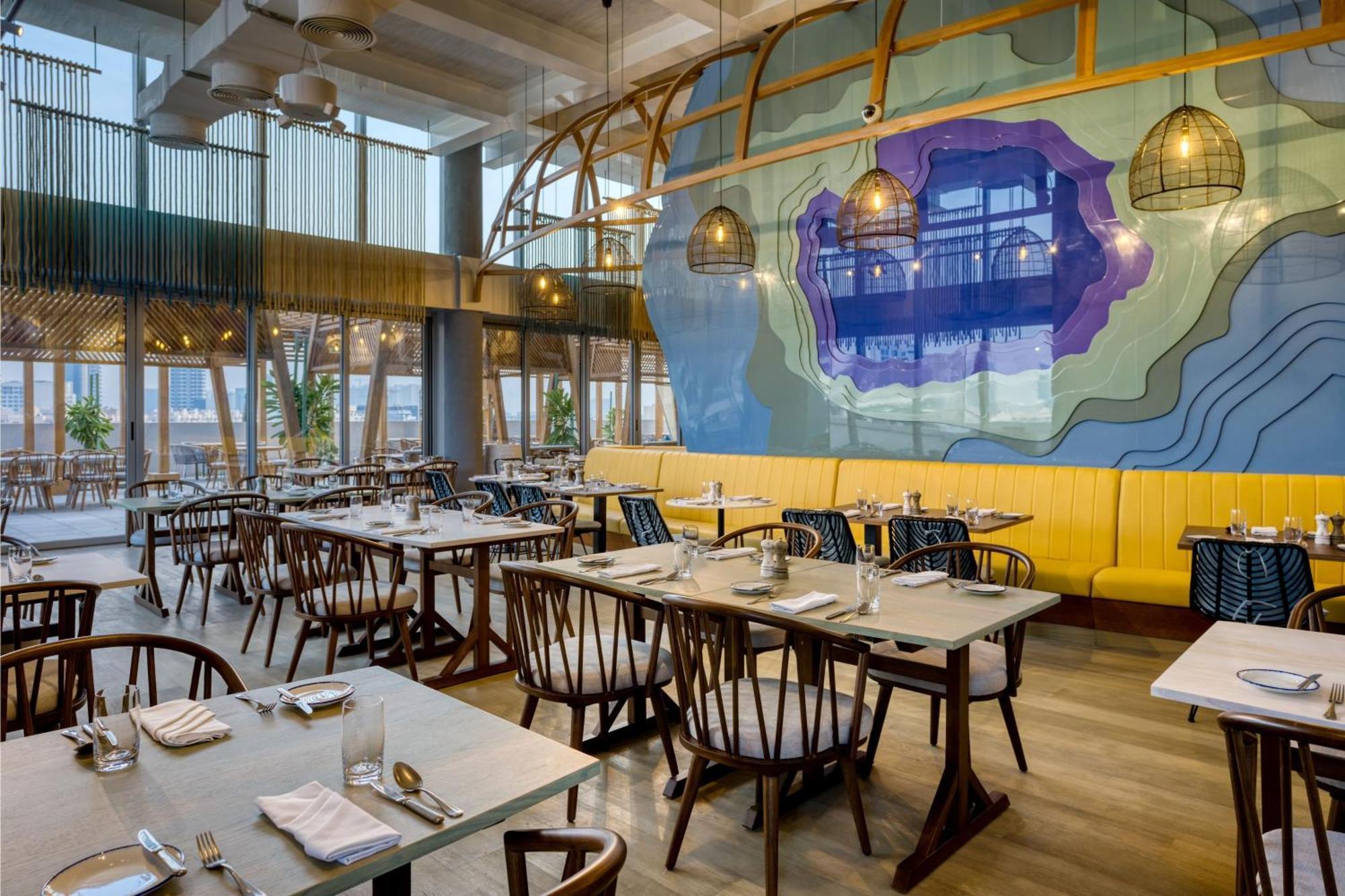 The First Collection Dubai Jumeirah Village Circle, A Tribute Portfolio Hotel Exterior foto Interior of the restaurant