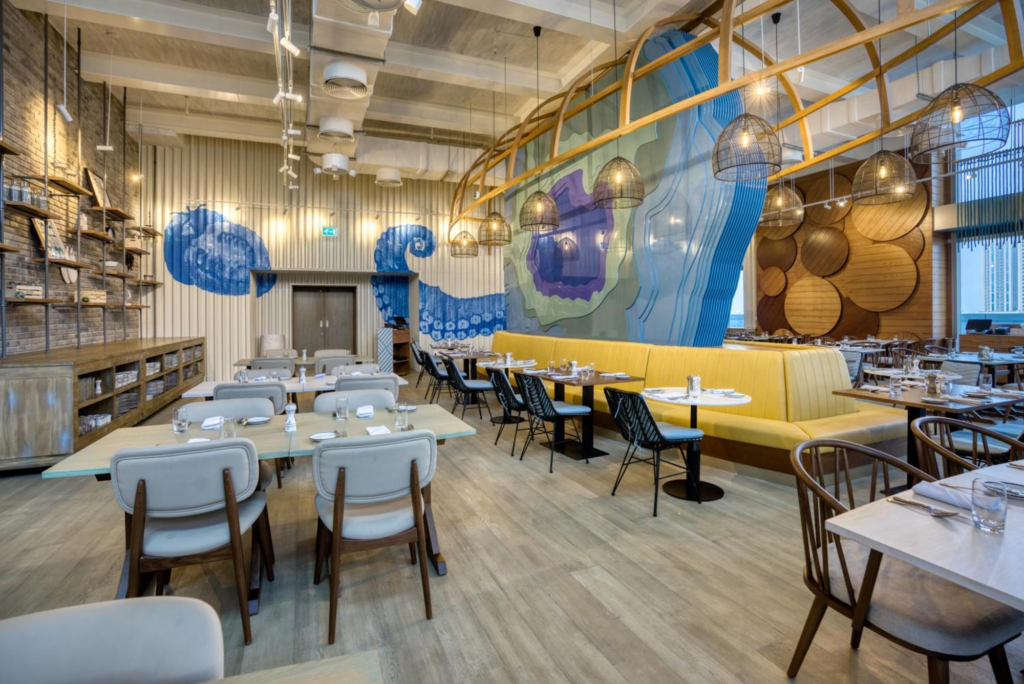 The First Collection Dubai Jumeirah Village Circle, A Tribute Portfolio Hotel Exterior foto Interior of the restaurant